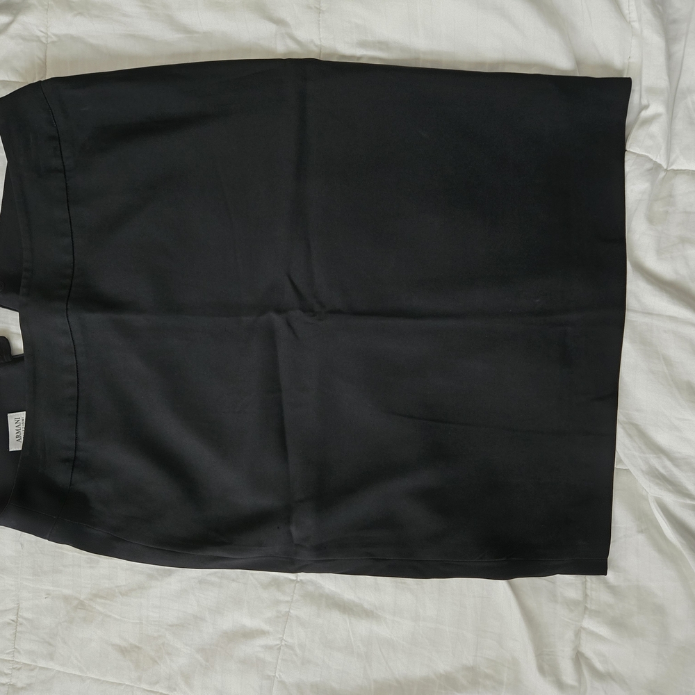 Elegant Armani Collezione Black Skirt